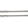 Końcówka 1/4" torx t10 antgalis, ilgis 100 mm, 2 vnt., s2, proline