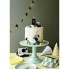 Pro-Line PartyDeco gimtadienio žvakė, numeris 0, 6 cm, juoda, 31692