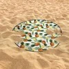 ProBeach Paplūdimio kilimėlis Apvalus 138 cm Lengvas ir sulankstomas