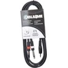 Procab Jack CABLE4ME mini lizdas 3,5 mm stereofoninis - 2 x lizdas mono 6,3 mm signalo garso kabelis 6 m