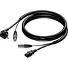Procab kabelis PROCAB CAB402/20 Schuko vyriškas ir XLR moteriškas - euro galios moteriškas ir XLR kištukas - 3 x 2,5 mm? 20 m
