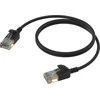 Procab PROCAB CSD560B/3 Plonas tinklo kabelis - CAT6A RJ45 - RJ45 U/UTP, juodos spalvos - 3 m