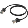 Procab PROCAB CSD560B/5 Plonas tinklo kabelis - CAT6A RJ45 - RJ45 U/UTP, juodos spalvos - 5 m