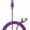 Procab PROCAB CSD560V/2 Slimline tinklo kabelis - CAT6A RJ45 U/UTP violetinė versija - 2 metrai