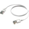 Procab PROCAB CSD560W/2 Slimline tinklo kabelis - CAT6A RJ45 - RJ45 U/UTP balta versija - 2 m