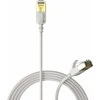 Procab PROCAB CSD570W/1.5 Slimline tinklo kabelis – CAT7 RJ45 U/FTP Balta versija – 1,5 metro