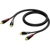 Procab Kabelis 2x RCA/CINCH kištukas - 2x RCA/CINCH kištukas 3 m - CLA850/3