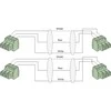 Procab Kabelis 2x gnybtų blokas - 2x gnybtų blokas (3P-3.81MM) 1m - CLA830/1