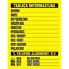 Statybvietės informacinė lentelė su pagalbos numeriais
