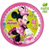 PROCOS Minnie Mouse Happy Helpers popierinės lėkštės, 23 cm, 8 vnt.