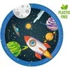 Globos Europe Bv Nežinomas Vienkartinės lėkštės ROCKET, Ø 23 mm, 8 vnt.