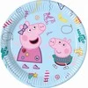 Globos Europe Bv PROCOS popierinės lėkštės Peppa Pig, 23 cm, 8 vnt. (be plastiko)
