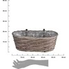 ProGarden Gėlių dėžutė krepšelio formos, 45 x 21 x 16 cm
