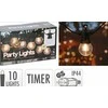 Mondex LED girlianda su laikmačiu laukui/patalpoms IP44 4.5m/10vnt. juodas