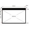 ART ELECTRIC SCREEN 100 colių 152x203 cm su EA-100 nuotolinio valdymo pulteliu 4:3