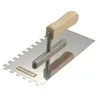 Paca Nerūdijančio plieno mentelė 270 * 130 mm, medinė rankena 12 * 12, aliuminio prolinas