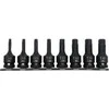 Zestaw Rinkinys 8 smūginių antgalių rinkinys 1/2' Torx T30-T80 Proline