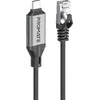 „Promate CLink-RJ45“ laidas USB-C į Ethernet 10/100/1000Mbps / 5m