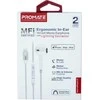 Ausinės Promate MonoPod Ergonomic Mono MFI Certified In-Ear su laidu Earphones Lightning / 1.3m