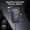 „Promate PowerPack-10i“ įkroviklis-išorinė baterija 22 W / 10000 mAh / USB-C / QC3.0 / iWatch 2,5 W / 220 V ES/JAV/JK