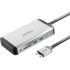 PROMATE VersaHub-MST 13 viename dvigubas USB-C multimedijos šakotuvas / dvigubas 4K HDMI / USB3.0 / 150 W