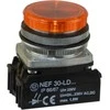 Promet Signalinė lempa 30mm geltona 24 - 230V AC / DC (W0-LDU1-NF30LD G)