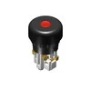 Promet Valdymo mygtukas 38mm raudonas 1Z 1R su grįžimu - W0-N1-1UP C