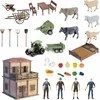 ProNice BIG SET FARM ŪKINIS ŪKINIS NAMAS ŪKININKŲ SVORIAI NAMIEKIŲ PRIEDAI