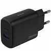 Proove 230 V 30 W sieninis įkroviklis, skirtas USB-C USB Type-C + USB laidas 1 m, 60 W, USB-C / Wcsp23011001 / Silicone Power 2 / Juodas