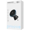 PROOVE Telefono laikiklis su belaidžiu įkrovikliu Titanium Circle Qi2 15W (Proove)