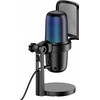 Proove Studijinis žaidimų kondensatorinis mikrofonas 24 bitų 96 kHz USB-C RGB stovas / Gmmc00022401 / Micro