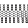 ProRacing Siatka ALU medaus šukos, juodos, 120x20cm, 21x6mm