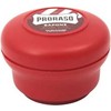 Proraso Proraso Raudona muilas skutimosi kietus plaukus patogiu plastiko lydymosi puodą 150 ml
