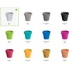 Prosperplast Dekoratyvinis gėlių vazonas Lofly D13.4cm/H12cm baltas