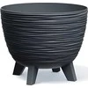 Vazonas FURU su kojelėmis 9,5 l D290xH240 mm antracitas Prosperplast