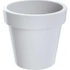 Prosperplast Dekoratyvinis gėlių vazonas Lofly D13.4cm/H12cm baltas