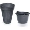 Gėlių vazonas Prosperplast Cube Slim Beton Effect, 35,5 x 44 cm