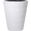 Sodo vazonas ⌀40 cm Matuba baltas PROSPERPLAST