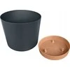 Prosperplast donicžė cilindrinė antracit 18 cm