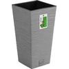 Prosperplast Vazonas FURU SQUARE LOW su įdėklu 11,4/5 L 200x200x380 mm betono sp. Prosperplas