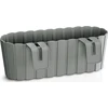 Vazonas BOARDEE lovelis pakabinamas 4,9 L 212x383x130 mm pilka sp. Prosperplast