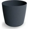 Prosperplast Plastikinis vazonas MILLY ROUND, antracito sp., 11 x 10 cm