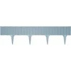 Prosperplast Dekoratyvinė tvorelė IBRA L390cm H18.6cm plastikinė/pilka
