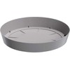 Prosperplast Plastikinė lėkštelė LOFLY, tamsiai pilkos sp., 19 cm