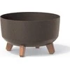 Prosperplast Gėlių vazonas Gracia Low Eco Wood DGRL300LW ekologiška kava