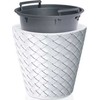 Prosperplast Plastikinis vazono įdėklas, juodos sp., 28 x 17 cm