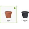 Prosperplast TERRA puodas DCE45 Terracotta