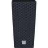Prosperplast Rato kvadratinis vazonas, aukštis 45cm - antracitas