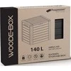 Prosperplast WoodeBox sodo dėžė 140 l Ruda
