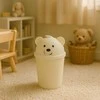 Proworld Bear Maža meškos formos šiukšliadėžė vaikų kambariui, 1,5 l